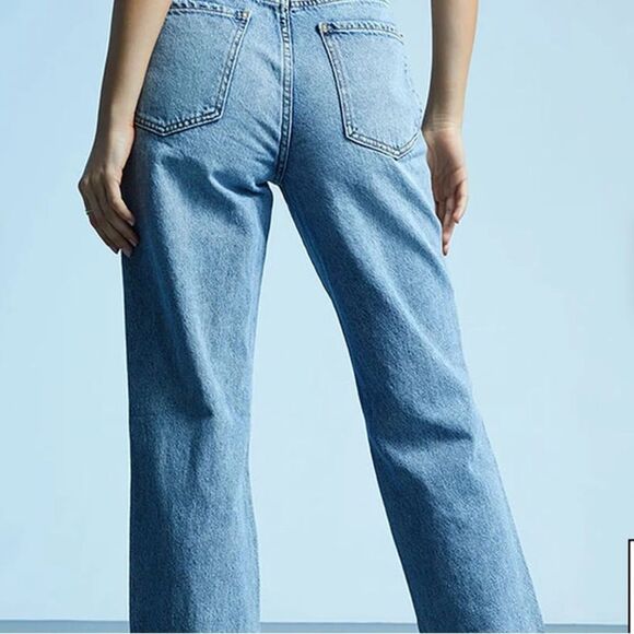 PACSUN JEANS FOR WOMEN THE “DAD JEAN” ARE EDGY & COOL IN MEDIUM BLUE SIZE 26 NWT - Picture 3 of 11